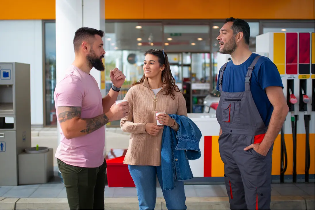 Loja de Conveniência em Posto de Gasolina