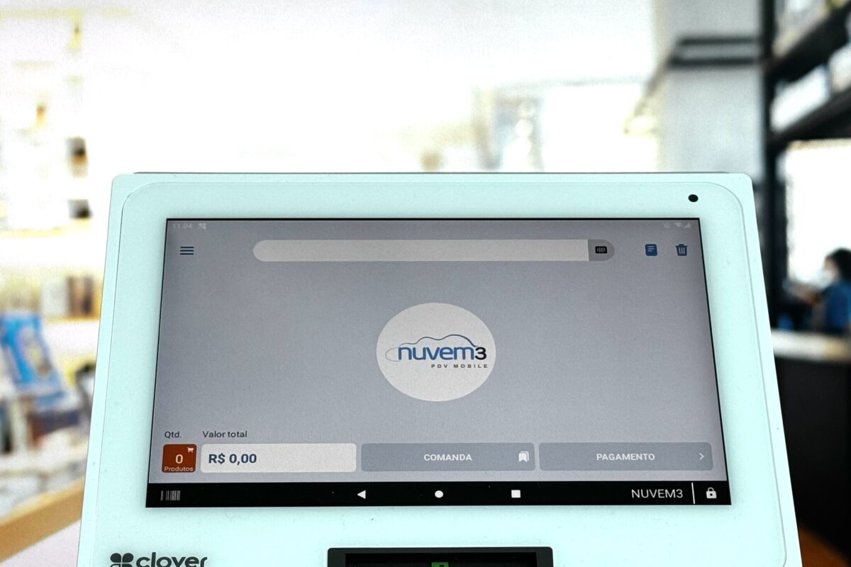 Maquininha Clover: praticidade e performance para suas vendas com integração total ao Nuvem3 PDV